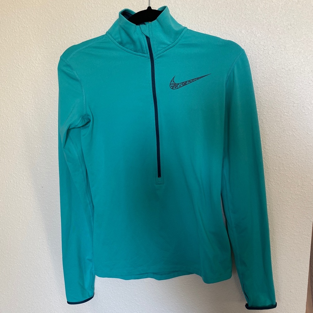 Nike Blue Running 1/4 Zip